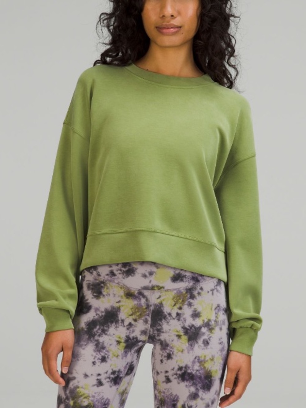 Lululemon Oversized Softstreme Cropped Crew